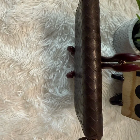 Authentic Bottega Veneta Brown Intrecciato Long Zippy Wallet - Picture 7 of 14